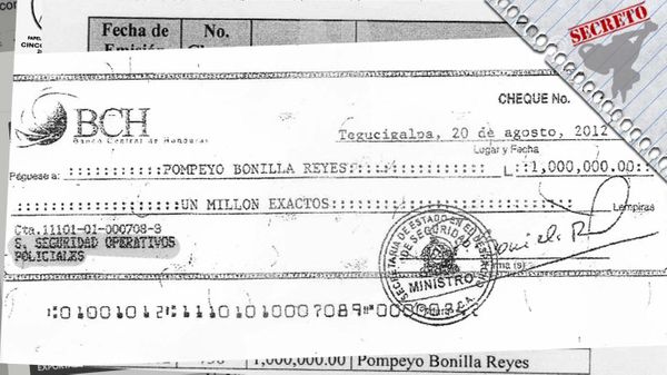 Millones de la OABI sustraídos por Pompeyo Bonilla, pagos para blindar la estructura policial
